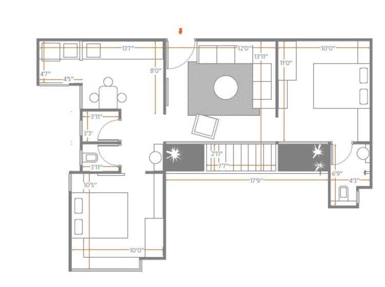 skyi star town phase 4 apartment 2 bhk 483sqft 20235425115404