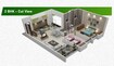 Solitere Emerald Tower 2 BHK Layout