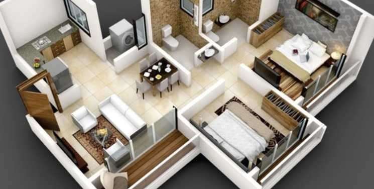 somani pyramid residency apartment 2 bhk 805sqft 20234205124215