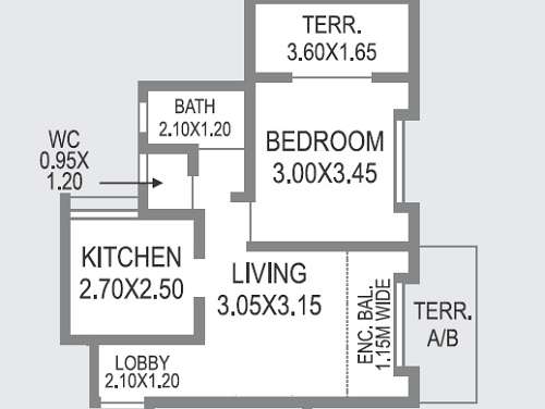 sonigara blue dice phase 2 apartment 1 bhk 340sqft 20230209160209