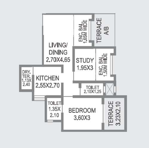 sonigara blue dice phase 2 apartment 2 bhk 500sqft 20230209160244