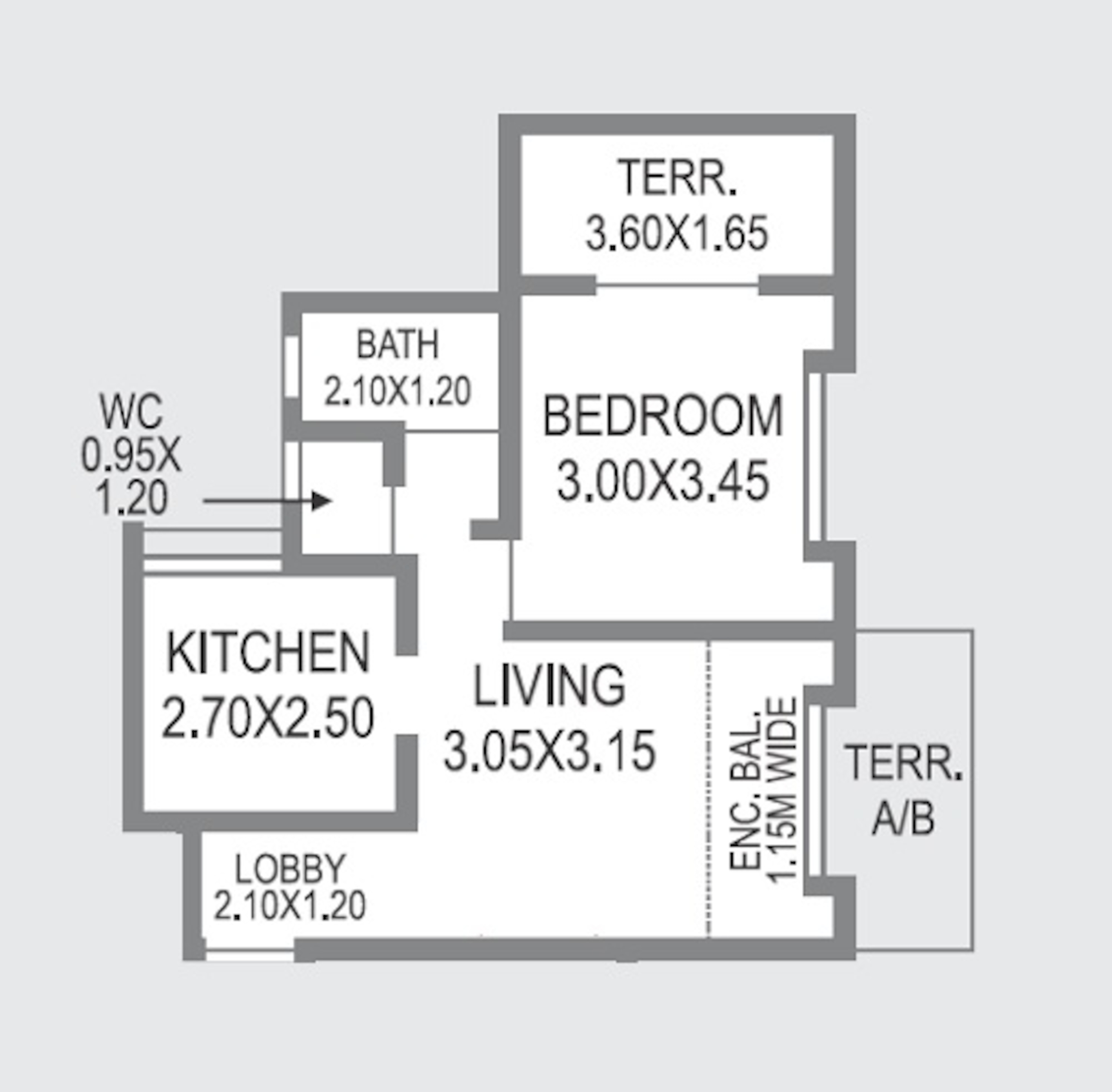 sonigara blue dice phase i apartment 1 bhk 340sqft 20235709155726