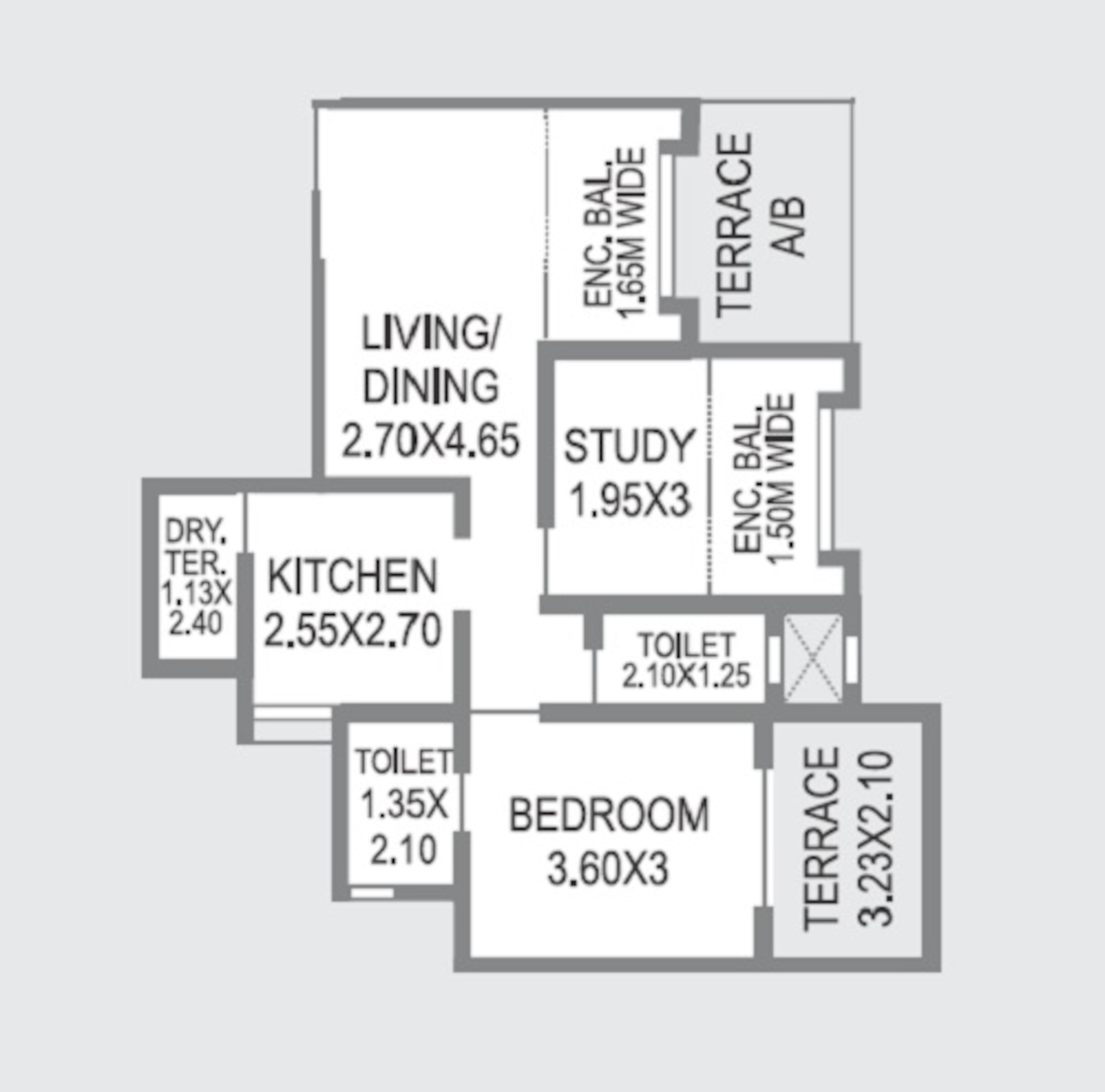 sonigara blue dice phase i apartment 2 bhk 500sqft 20235809155809