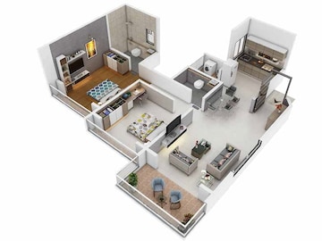  2 BHK Apartment at Sonigara Omega Paradise, Wakad – for Rent