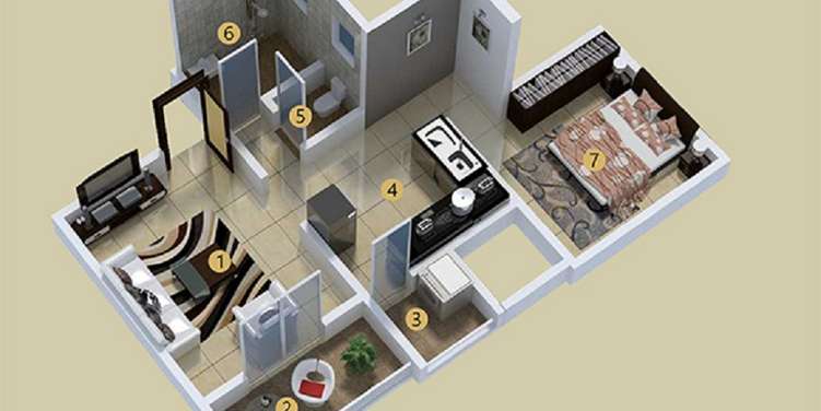 sonigara rosalia apartment 1 bhk 382sqft 20204405164431