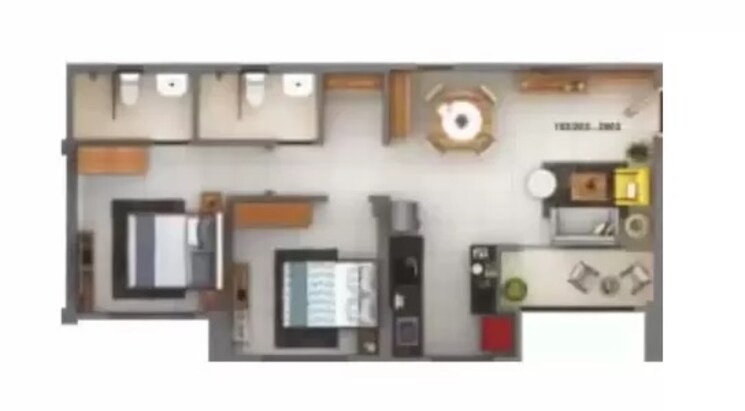 Other, srs-you57 2 Bedroom 645 Sq.Ft. Apartment In Hinjewadi Pune 8912016