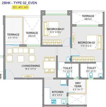  2 BHK Apartment at SSD Sai Vista, Rahatani – for Rent