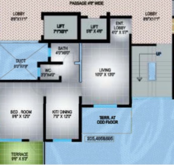 stark aura apartment 1 bhk 582sqft 20205112125159