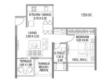  1 BHK Apartment at Sukhwani Hermosa Casa, Mundhwa – for Rent