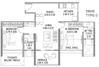 2 BHK Apartment For Rent in Sukhwani Hermosa Casa Mundhwa Pune  8080340