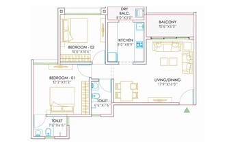 2 BHK Apartment For Resale in Sukhwani Kingsley Thergaon Pune  7521719