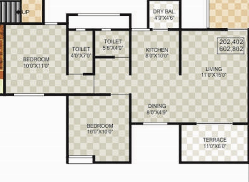 Other, sukhwani-palms 2 Bedroom 1001 Sq.Ft. Apartment In Wagholi Pune 7517581