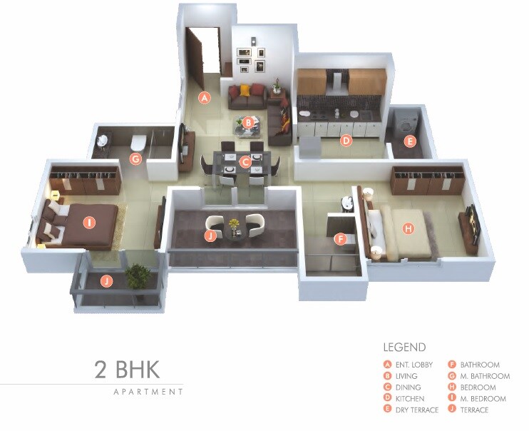 Other, sukhwani-saffron 2 Bedroom 1060 Sq.Ft. Apartment In Sutarwadi Pune 9009994