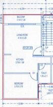 Sumit Residency 1 BHK Layout