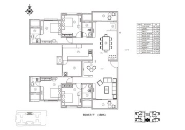  4 BHK Apartment at Supreme Belmac Residences, Kalyani Nagar – for Sale