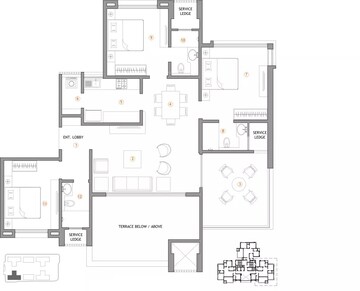  3 BHK Apartment at Supreme Belmac Residences D, Wadgaon Sheri – for Sale