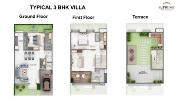  3 BHK Villa at Supreme Villagio, Somatane – for Sale