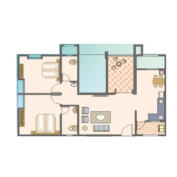  2 BHK Apartment at Suyog Leher, Kondhwa – for Rent