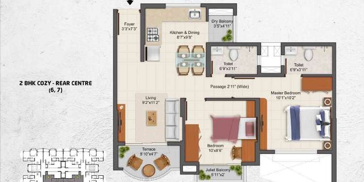 tata la montana phase 3 apartment 2bhk 547sqft 20204225114211