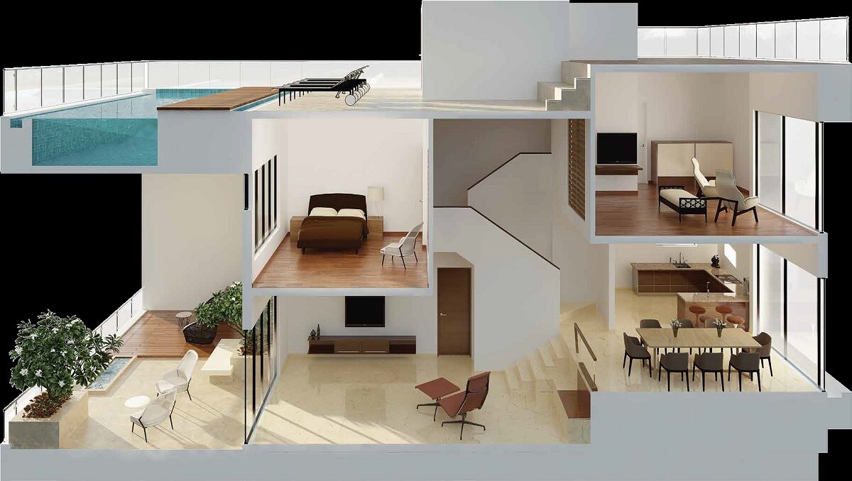 4 BHK 2397 Sq. Ft. Apartment