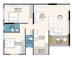The Nest Anamay Apartments 2 BHK Layout