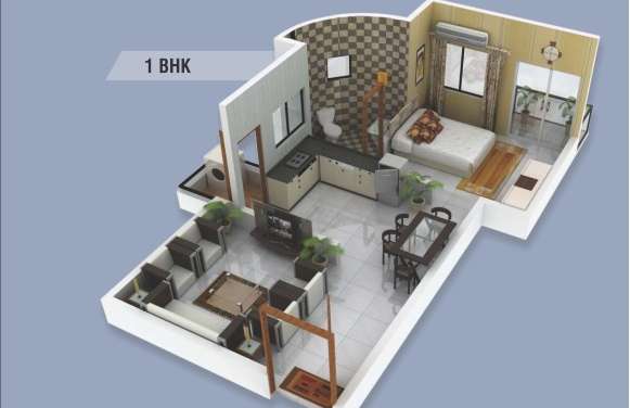 the pristine village residency 2 apartment 1 bhk 560sqft 20211315161324