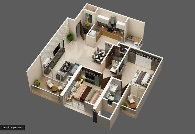 tushar builders monte rosa apartment 2 bhk 853sqft 20220726140741