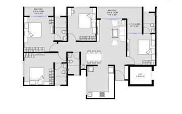  4 BHK Apartment at Unique K Shire, Punawale – for Sale
