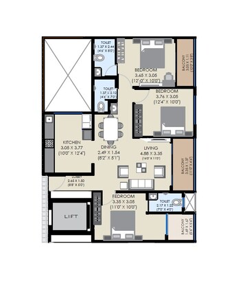  2 BHK Apartment at Unique Legacy Imperia, Keshav Nagar – for Sale