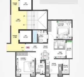 2 BHK 676 Sq. Ft. Apartment in Urban Kalpavrukksha