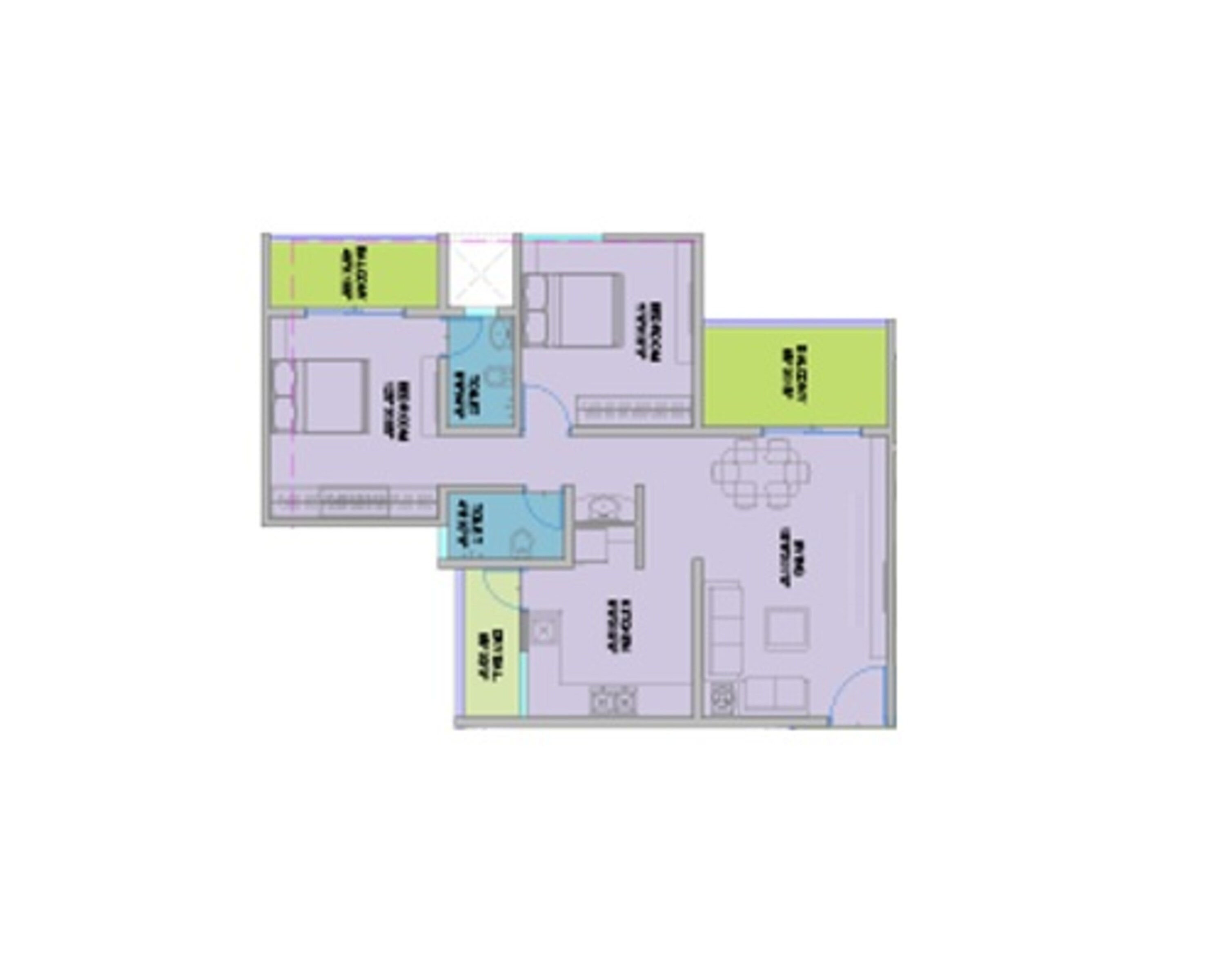 vaishnavi homes apartment 2 bhk 611sqft 20244325154349