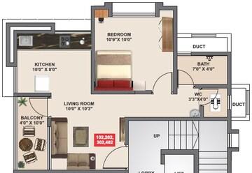  1 BHK Apartment at Vardaan Solitaire VIII, Baner – for Rent
