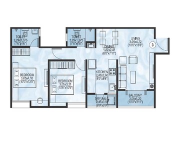  2 BHK Apartment at Vasant Infinia, Wakad – for Sale