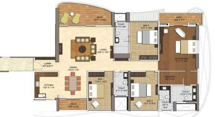 vascon windermere apartment 4 bhk 3600sqft 20211506171517