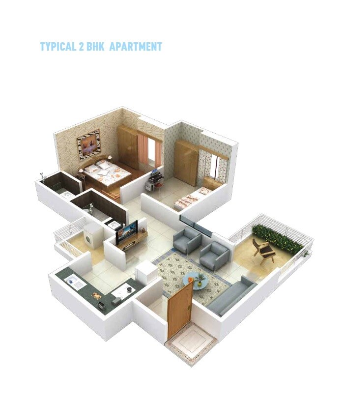  2 BHK Apartment at Vastushodh Cavansite, Warje – for Rent
