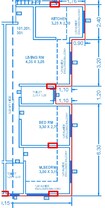 BACE Gauri Nandan Apartments 2 BHK Layout
