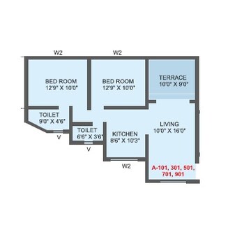  2 BHK Apartment at Ved Vihar Ravet, Ravet – for Sale