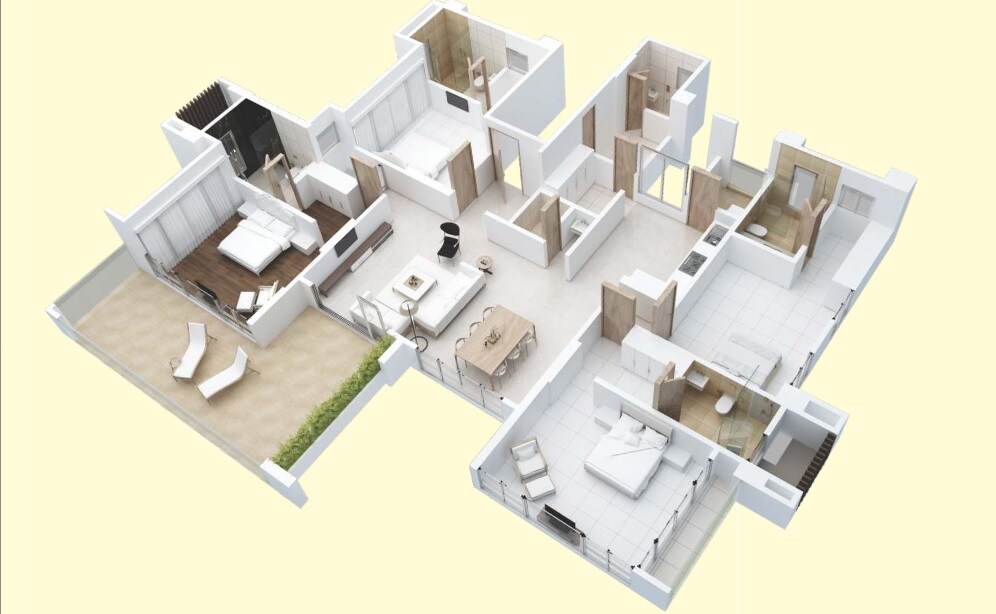 4 BHK 1682 Sq. Ft. Apartment