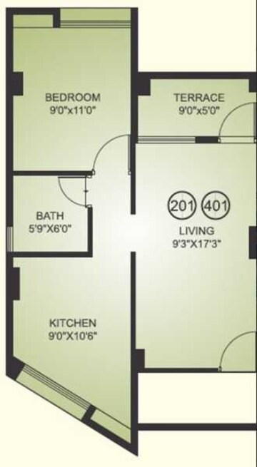  1 BHK Apartment at Venkatesh Shakuntala, Aundh – for Sale