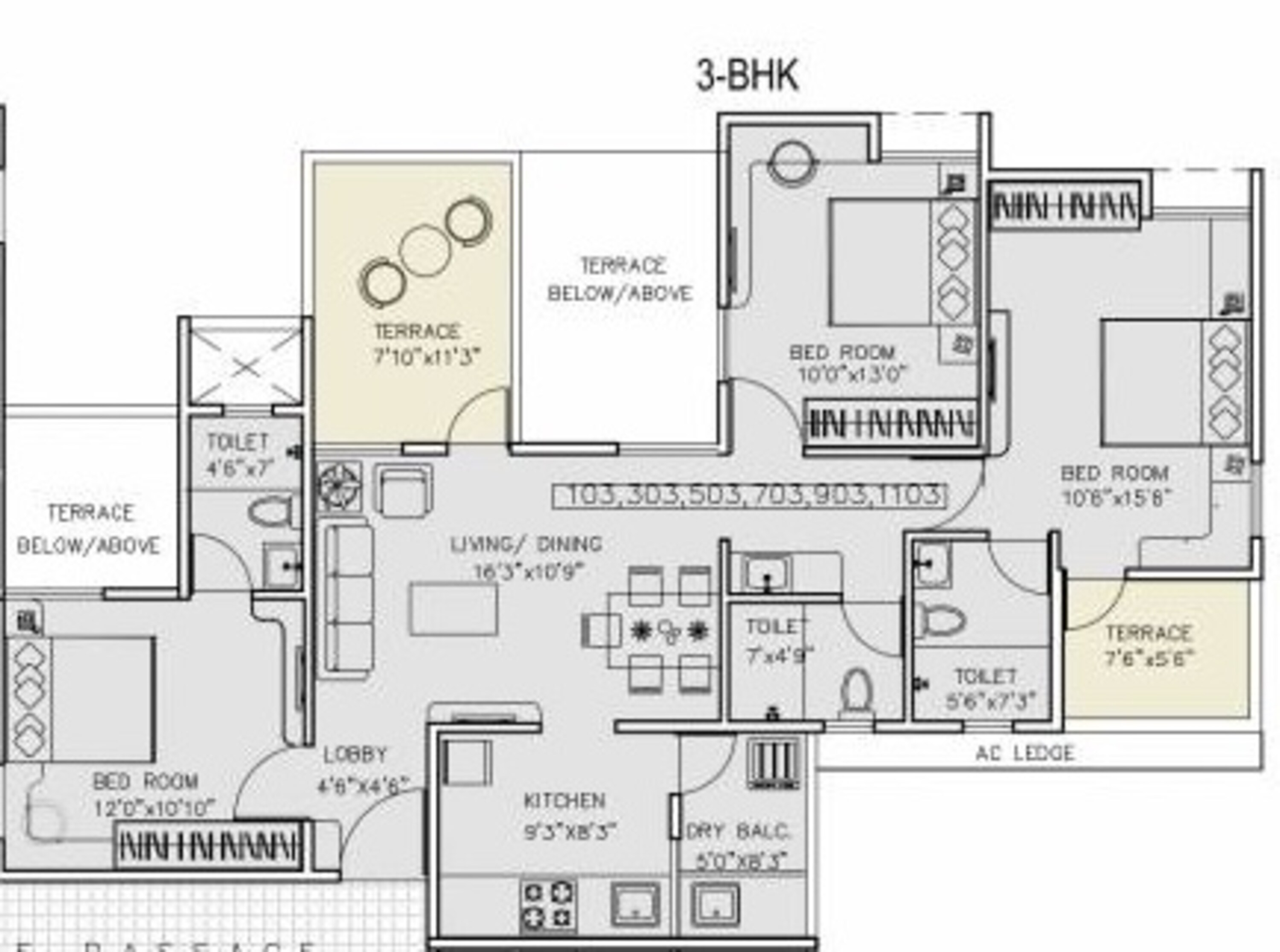 vilas javdekar yashwin anand apartment 3 bhk 893sqft 20214305104315