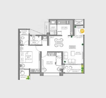  2 BHK Apartment at Vilas Javdekar Yashwin Enchante, Kharadi – for Sale