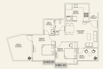  2 BHK Apartment at Vilas Javdekar Yashwin Royal, Narhe – for Sale
