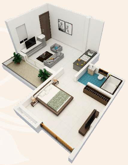 Vistaar Shubharambh Studio Layout