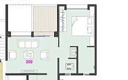 1 BHK 443 Sq. Ft. Apartment