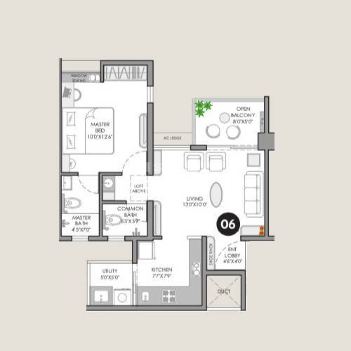  1 BHK Apartment at VJ YashOne Infinitee, Tathawade – for Rent