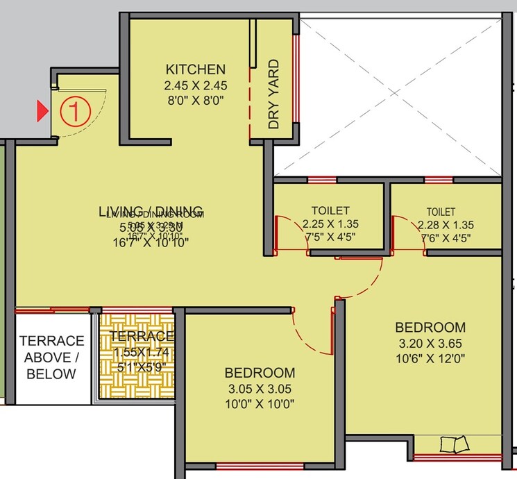 Other, vtp-belair 2 Bedroom 700 Sq.Ft. Apartment In Mahalunge Pune 8761654