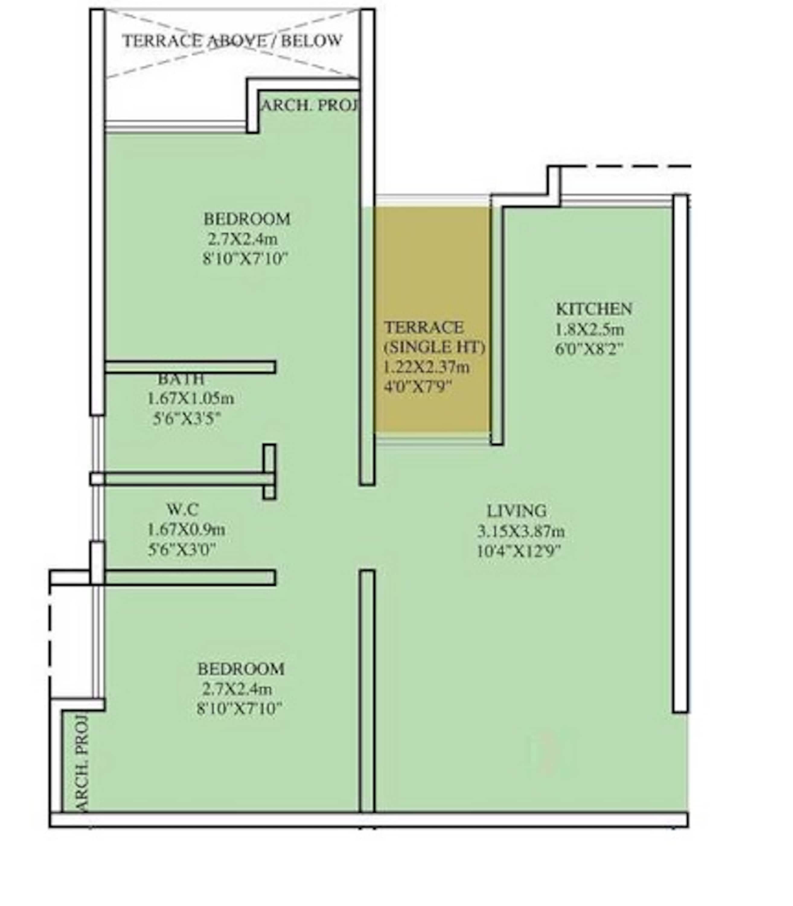 vtp bhagyasthan apartment 2 bhk 448sqft 20224421164449