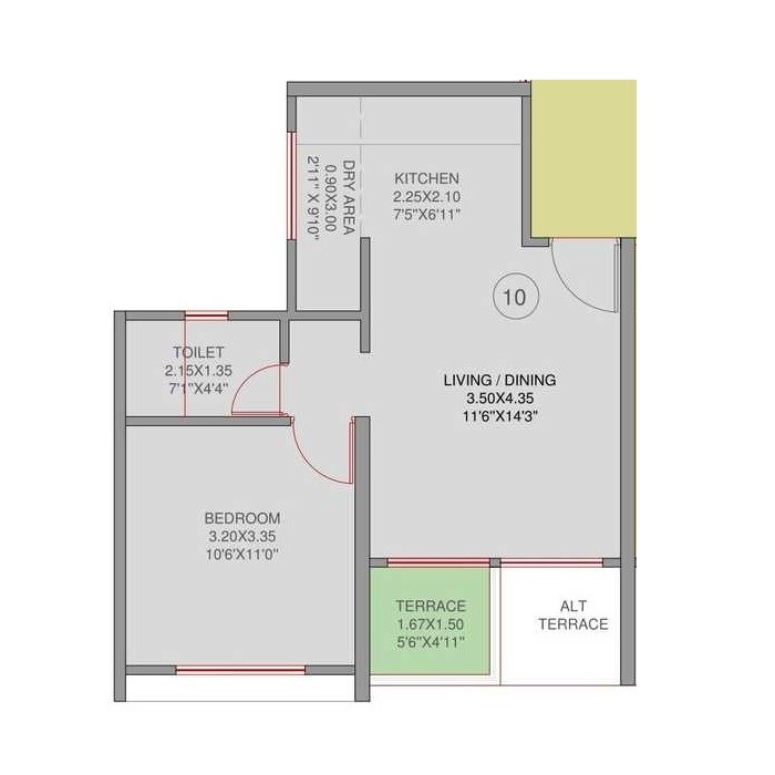 Other, vtp-blue-waters 1 Bedroom 429 Sq.Ft. Apartment In Mahalunge Pune 6079391