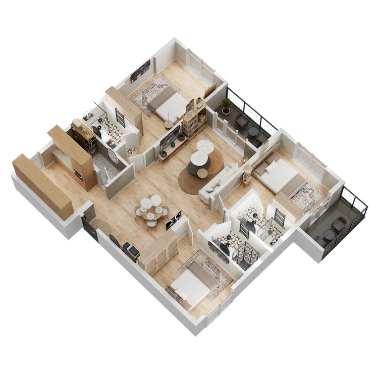 vtp blue waters apartment 3 bhk 1236sqft 20240003130056