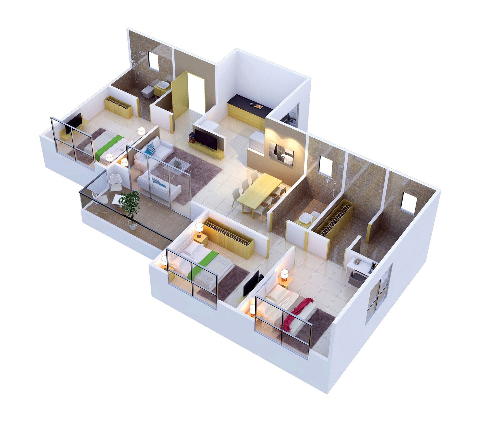 Other, vtp-celesta 3 Bedroom 1157 Sq.Ft. Apartment In Mohammadwadi Pune 9254668